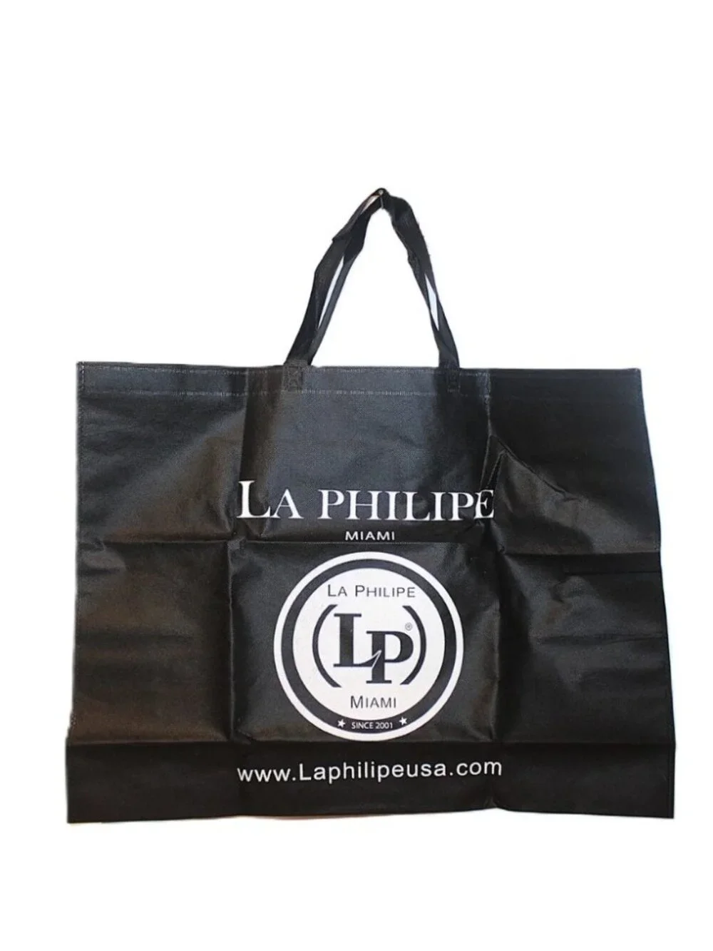 LP La Philipe Purse "Umbrella in London" Handbag Red Large Bag Black Tote LP1020 - Picture 3 of 16